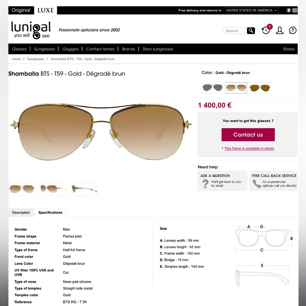 Shamballa BTS LUXURY EYEWEAR